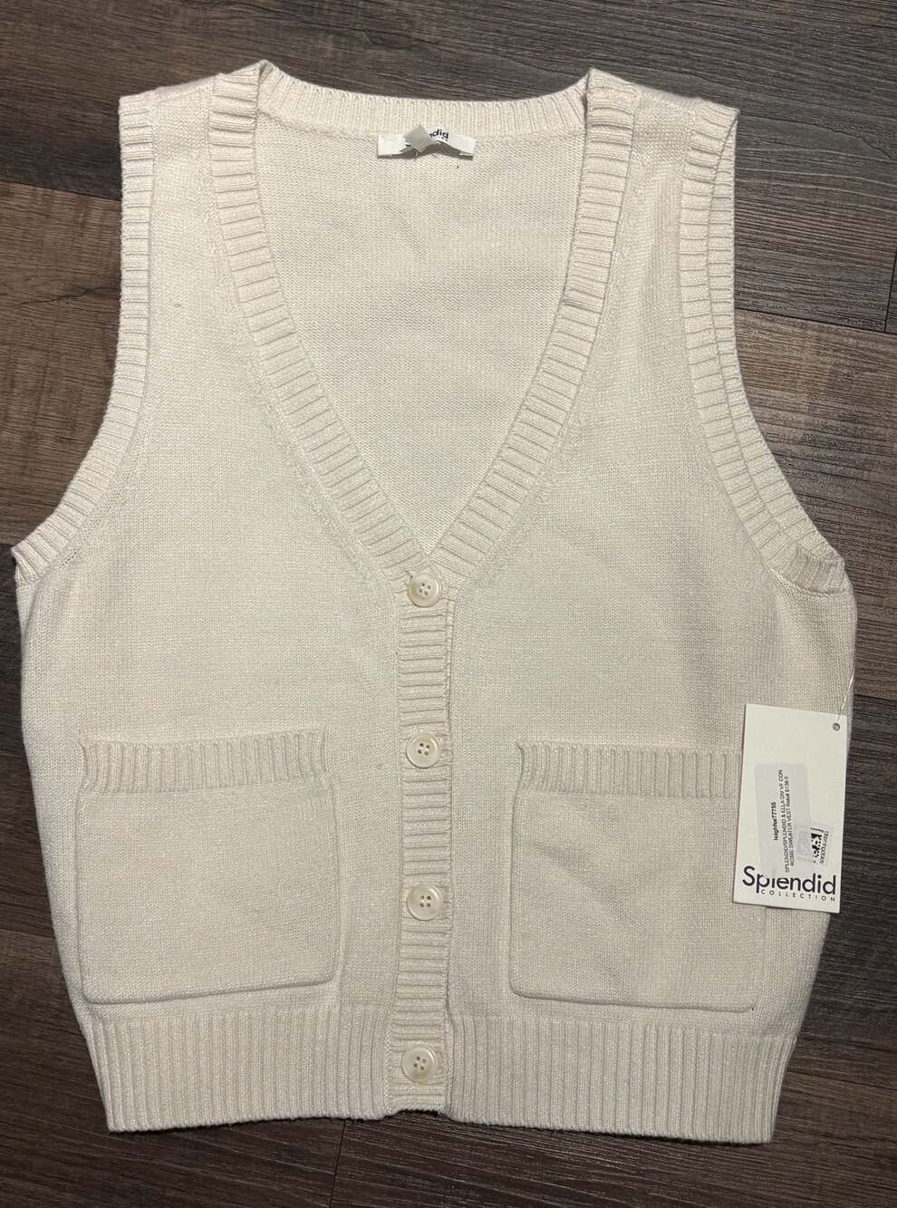 Splendid Collection Rosie Sweater Vest Size M - Picture 2 of 4